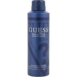 GUESS SEDUCTIVE HOMME BLUE by Guess - BODY SPRAY 6 OZ