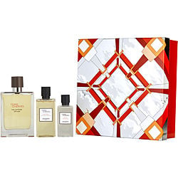 TERRE D'HERMES EAU INTENSE VETIVER by Hermes-EAU DE PARFUM SPRAY 3.3 OZ & AFTERSHAVE LOTION 1.35 OZ & HAIR AND SHOWER GEL 2.8 OZ