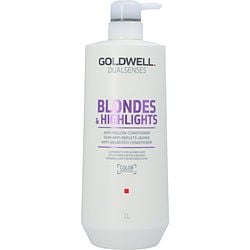 GOLDWELL by Goldwell-DUAL SENSES BLONDES & HIGHLIGHTS ANTI-YELLOW CONDITIONER 33.8 OZ