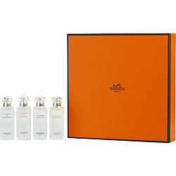 HERMES VARIETY by Hermes-4 PIECE MINI VARITY WITH UN JARDIN EN MEDITERRANEE & LE JARDIN DE MONSIEUR LI & UN JARDIN SUR LE NIL & UN JARDIN SUR LA LAGUNE AND ALL ARE EDT 0.25 OZ