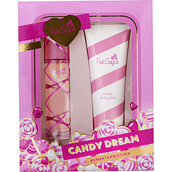 PINK SUGAR by Aquolina - EDT SPRAY 3.4 OZ & BODY LOTION 8.4 OZ