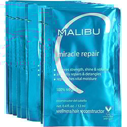 Malibu Hair Care by Malibu Hair Care-MIRACLE REPAIR WELLNES RECONSTRUCTOR BOX OF 12 0.4 OZ