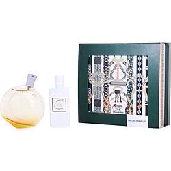 EAU DES MERVEILLES by Hermes - EDT SPRAY 3.3 OZ & BODY LOTION 2.7 OZ