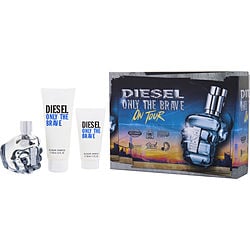 DIESEL ONLY THE BRAVE by Diesel-EDT SPRAY 2.5 OZ & SHOWER GEL 3.4 OZ & SHOWER GEL 1.7 OZ