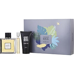 GUERLAIN L'HOMME IDEAL by Guerlain - EDT SPRAY 3.3 OZ & SHOWER GEL 2.5 OZ & EDT SPRAY 0.33 OZ MINI
