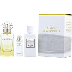 LE JARDIN DE MONSIEUR LI by Hermes-EDT SPRAY 1.6 OZ & BODY LOTION 1.35 OZ & EDT 0.25 OZ MINI