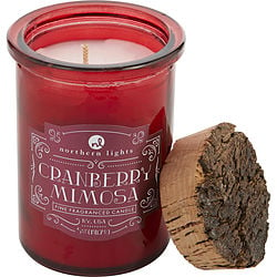 CRANBERRY MIMOSA SCENTED by Northern Lights-SPIRIT JAR CANDLE - 5 OZ. BURNS APPROX. 35 HRS.