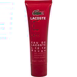 LACOSTE EAU DE LACOSTE L.12.12 ROUGE by Lacoste - ENERGETIC SHOWER GEL 1.6 OZ