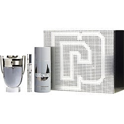 INVICTUS by Paco Rabanne - EDT SPRAY 3.4 OZ & DEODORANT SPRAY 5.1 OZ & EDT SPRAY 0.34 OZ MINI