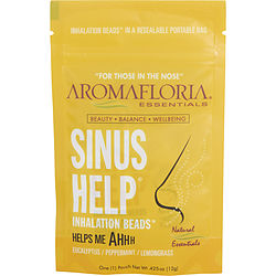 SINUS HELP by Aromafloria - INHALATION BEADS 0.42 OZ BLEND OF EUCALYPTUS, PEPPERMINT, LEMONGRASS