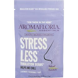 STRESS LESS by Aromafloria - INHALATION BEADS 0.42 OZ BLEND OF LAVENDER, CHAMOMILE, AND SAGE