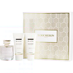 BOUCHERON QUATRE by Boucheron-EAU DE PARFUM SPRAY 3.3 OZ & BODY LOTION 3.3 OZ & SHOWER GEL 3.3 OZ