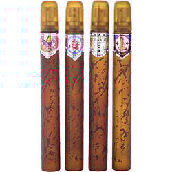 CUBA VARIETY by Cuba - 4 PIECE VARIETY WITH CITY HOLLYWOOD & LAS VEGAS & NEW YORK & MIAMI AND ALL ARE EAU DE PARFUM SPRAY 1.17 OZ