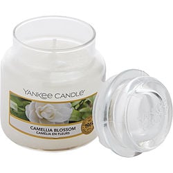 YANKEE CANDLE by Yankee Candle - CAMELLIA BLOSSOM SCENTED SMALL JAR 3.6 OZ