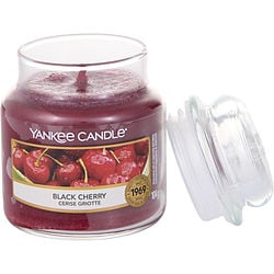 YANKEE CANDLE by Yankee Candle - BLACK CHERRY SCENTED SMALL JAR 3.6 OZ