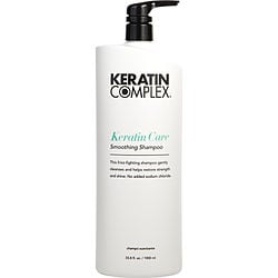 KERATIN COMPLEX by Keratin Complex - KERATIN CARE SMOOTHING SHAMPOO 33.8 OZ (NEW WHITE PACKAGING)