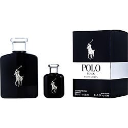 POLO BLACK by Ralph Lauren-EDT SPRAY 4.2 OZ & EDT 0.5 OZ