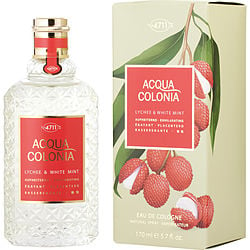 4711 ACQUA COLONIA LYCHEE & WHITE MINT by 4711-EAU DE COLOGNE SPRAY 5.7 OZ