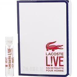 LACOSTE LIVE by Lacoste-EDT VIAL ON CARD