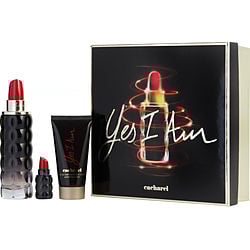 YES I AM by Cacharel-EAU DE PARFUM SPRAY 2.5 OZ & BODY LOTION 1.7 OZ & EAU DE PARFUM 0.16 OZ MINI