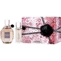 FLOWERBOMB by Viktor & Rolf - EAU DE PARFUM SPRAY 3.4 OZ & EAU DE PARFUM SPRAY 0.68 OZ (TRAVEL SET)