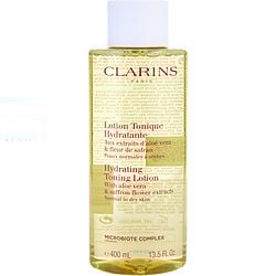 Clarins by Clarins-Hydrating Toning Lotion with Aloe Vera & Saffron Flower Extracts - Normal to Dry Skin  --400ml/13.5oz