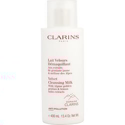 Clarins by Clarins-Velvet Cleansing Milk with Alpine Golden Gentian & Lemon Balm Extracts  --400ml/13.4oz