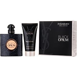 Black Opium by Yves Saint Laurent-EAU DE PARFUM SPRAY 1.6 OZ & SHIMMERING BODY LOTION 1.7 OZ