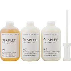 OLAPLEX by Olaplex-Salon Intro Kit ((1) 17.75 oz. OLAPLEX N°1 BOND MULTIPLIER, (2) 17.75 oz. OLAPLEX N°2 BOND PERFECTOR)