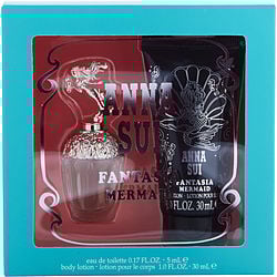 ANNA SUI FANTASIA MERMAID by Anna Sui - EDT 0.17 OZ MINI & BODY LOTION 1 OZ
