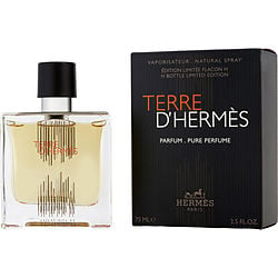 TERRE D'HERMES by Hermes-PARFUM SPRAY 2.5 OZ (FLACON H BOTTLE LIMITED EDITION)