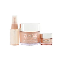 CLINIQUE by Clinique - Moisture Surge Set: Moisture Surge 100H 125ml+ All About Eyes 15ml+ Moisture Surge Face Spray Thirsty Skin Relief 30ml  --3pcs