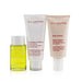 Clarins by Clarins-A Beautiful Pregnancy Set: Body Partner 175ml+ Exfoliating Body Scrub 200ml+ Body Treatment Oil-Tonic 100ml  --3pcs - BigSun