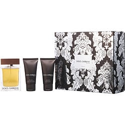 THE ONE by Dolce & Gabbana-EDT SPRAY 3.3 OZ & AFTERSHAVE BALM 1.6 OZ & SHOWER GEL 1.6 OZ