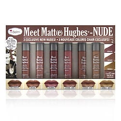 TheBalm by TheBalm-Meet Matt(e) Hughes 6 Mini Long Lasting Liquid Lipsticks Kit  - Nude  --6x1.2ml/0.04oz