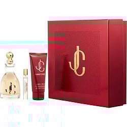 JIMMY CHOO I WANT CHOO by Jimmy Choo - EAU DE PARFUM SPRAY 3.3 OZ & BODY LOTION 3.3 OZ & EAU DE PARFUM SPRAY 0.25 OZ MINI