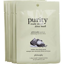 Philosophy by Philosophy-Purity Made Simple Bubble Clean Detox Mask --6sheets