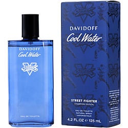 COOL WATER SUMMER by Davidoff-EDT SPRAY 4.2 OZ (STREET FIGHTER CHAMPION EDITION 2021)