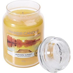 YANKEE CANDLE by Yankee Candle-AUTUMN SUNSET SCENTED LARGE JAR 22 OZ