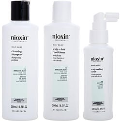NIOXIN by Nioxin-SCALP RELIEF 3 PIECE SET (CLEANSER 6.7OZ, CONDITIONER 6.7OZ, SERUM 3.3OZ)