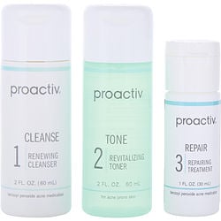 Proactiv by Proactiv-3-Step Acne Treatment System (30 Days) - Renewing Cleanser 60ml + Revitalizing Toner 60ml + Repairing Treatment 30ml --3pcs