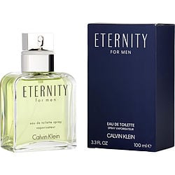 ETERNITY by Calvin Klein - EDT SPRAY 3.4 OZ (NEW PACKAGING)