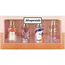 AEROPOSTALE VARIETY by Aeropostale-4 PIECE VARIETY WITH GRACEFUL GARDENIA & BLUSHING & SAG HONEYSUCKLE & GOLDEN HOUR AND ALL ARE BODY MIST 3.4 OZ