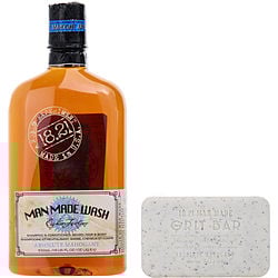 18.21 MAN MADE by 18.21 Man Made - BOOK OF GOOD GROOMING VOLUME 2 (ABSOLUTE MAHOGANY MAN MADE WASH & GRIT BAR) 25 OZ