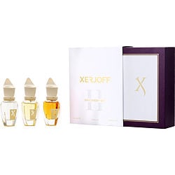 XERJOFF VARIETY by Xerjoff-3 PIECE MINI VARIETY WITH MUSE & APOLLONIA & ACCENTO OVERDOSE AND ALL ARE EAU DE PARFUM SPRAY 0.5 OZ MINI