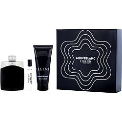 MONT BLANC LEGEND by Mont Blanc-EDT SPRAY 3.3 OZ & SHOWER GEL 3.3 OZ & EDT SPRAY 0.25 OZ