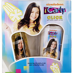 ICARLY CLICK by Marmol & Son - EDT SPRAY 3.4 OZ & BODY LOTION 8 OZ