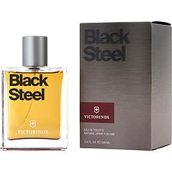 SWISS ARMY BLACK STEEL by Victorinox-EDT SPRAY 3.4 OZ