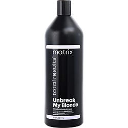 TOTAL RESULTS by Matrix-UNBREAK MY BLONDE CITRIC ACID STRENGTHENING CONDITIONER 33.8 OZ