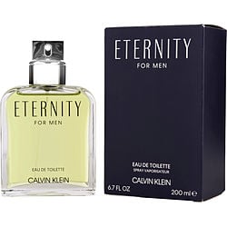 ETERNITY by Calvin Klein - EDT SPRAY 6.7 OZ (NEW PACKAGING)